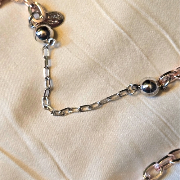 By Alexa Ray NWOT Metallic Coconut Necklace - Picture 4 of 9